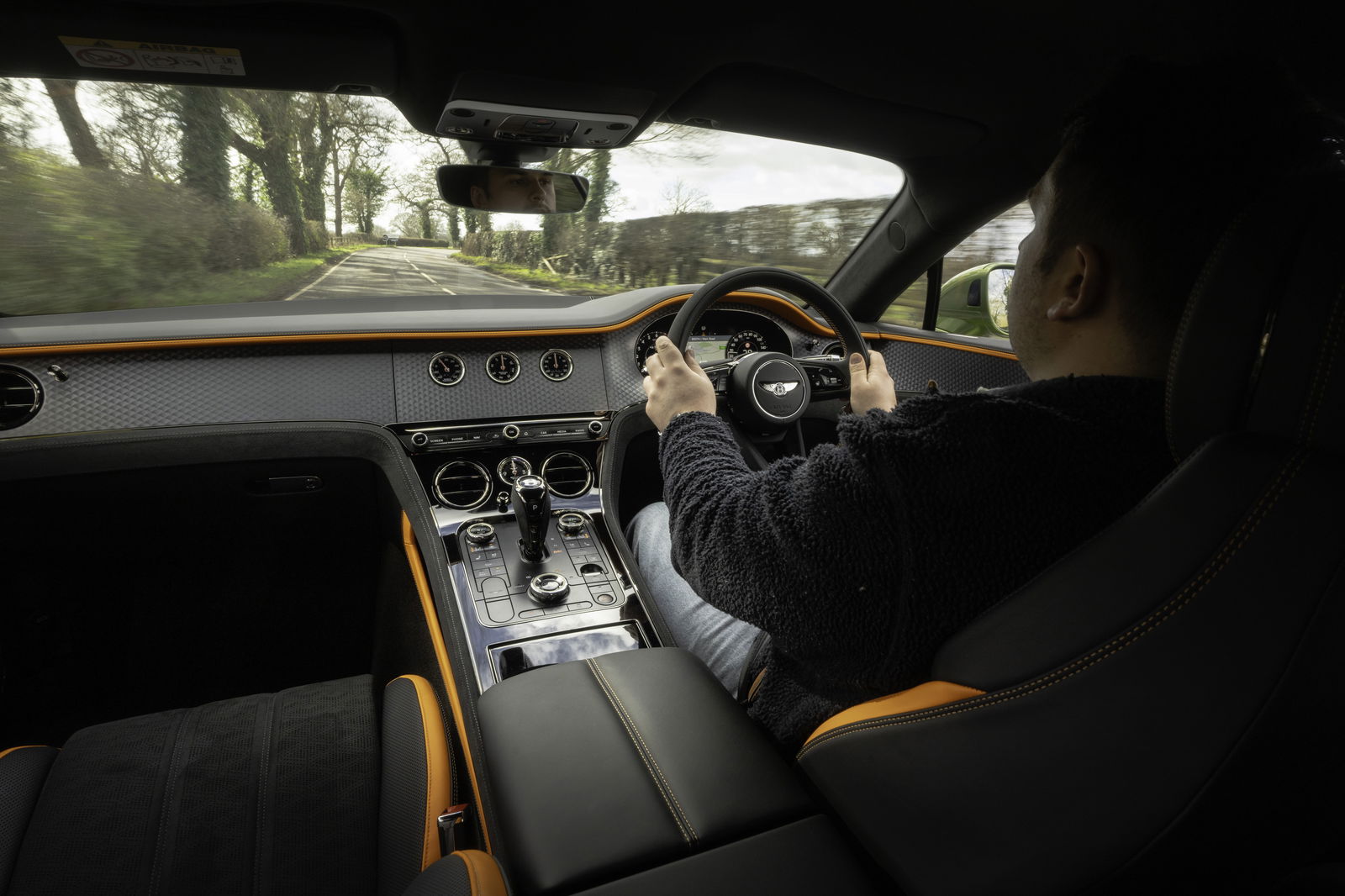 Bentley Continental GT Speed - interior, driving
